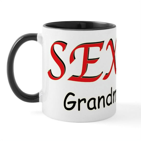 CafePress - Sexy Grandma Mug - 11 oz Ceramic Mug - Novelty Coffee Tea Cup