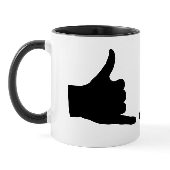 CafePress - Shaka Hand Sign Mug - 11 oz Ceramic Mug - Novelty Coffee Tea Cup