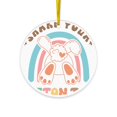 thumbnail image 1 of CafePress - Shake Your Cotton Tail - Acrylic Circle Christmas Ornament, 1 of 4