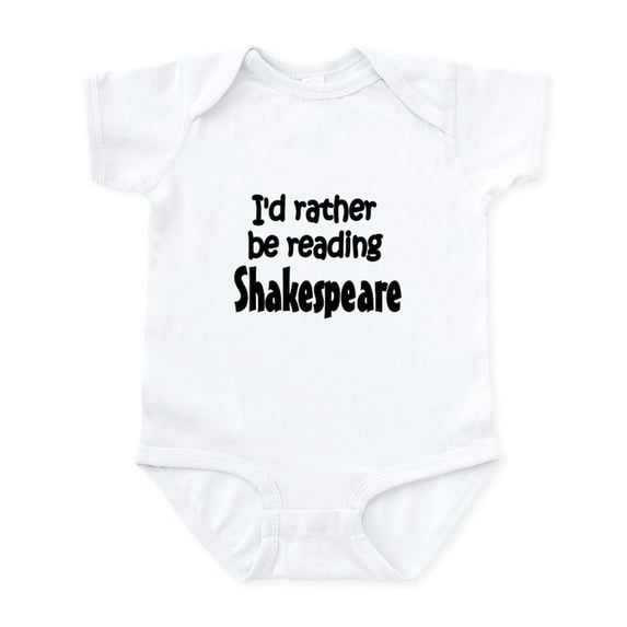 CafePress - Shakespeare Infant Bodysuit - Baby Light Bodysuit, Size Newborn - 24 Months