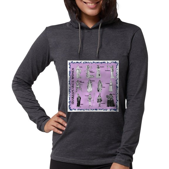 CafePress - Shakespeare's Women Square Long Sleeve T Shirt - Womens Hooded Shirt