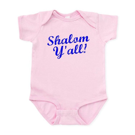 CafePress - Shalom, Y'all! Infant Bodysuit - Baby Light Bodysuit, Size Newborn - 24 Months