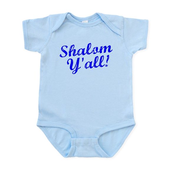 CafePress - Shalom, Y'all! Infant Bodysuit - Baby Light Bodysuit, Size Newborn - 24 Months