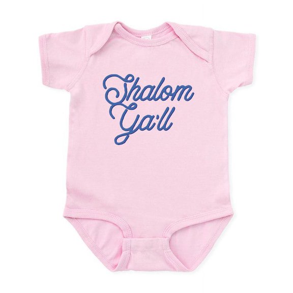 CafePress - Shalom Ya'll Baby Light Bodysuit - Baby Light Bodysuit, Size Newborn - 24 Months