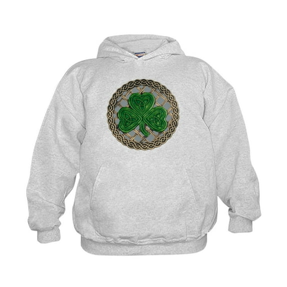 CafePress - Shamrock And Celtic Knots Hoodie - Kids Hooded Sweatshirt, Classic Hoodie