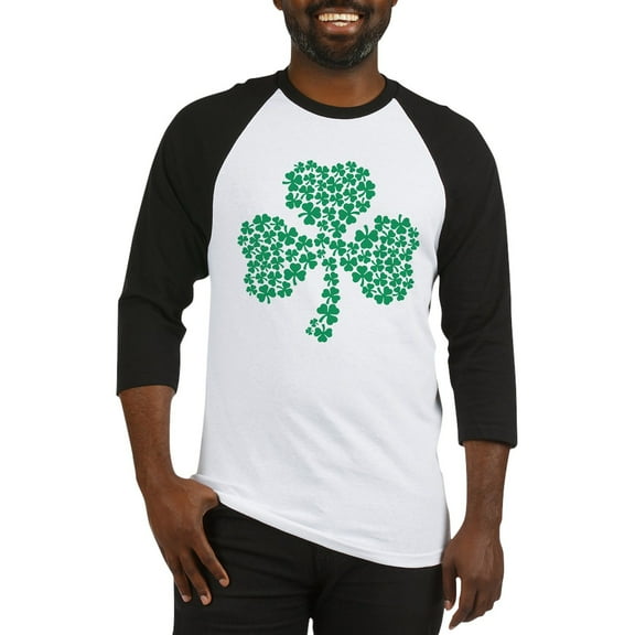 CafePress - Shamrock Of Shamrocks Baseball Tee - Cotton Baseball Jersey, 3/4 Raglan Sleeve Shirt