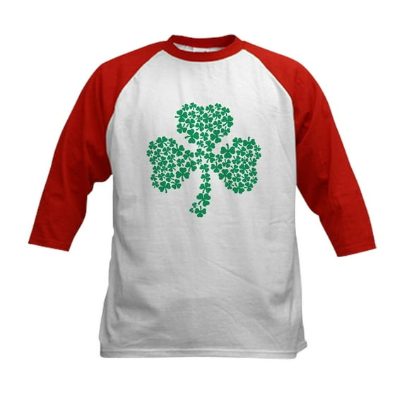CafePress - Shamrock Of Shamrocks Kids Baseball Tee - Kids Cotton Baseball Jersey, 3/4 Sleeve Shirt