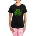 thumbnail image 1 of CafePress - Shamrock Of Shamrocks Pajamas - Women's Short Sleeve Print T-Shirt and Pants Dark Cotton Pajama Set, 1 of 7