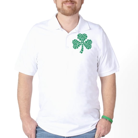 CafePress - Shamrock Of Shamrocks Polo Shirt - Golf Shirt, Pique Knit Golf Polo