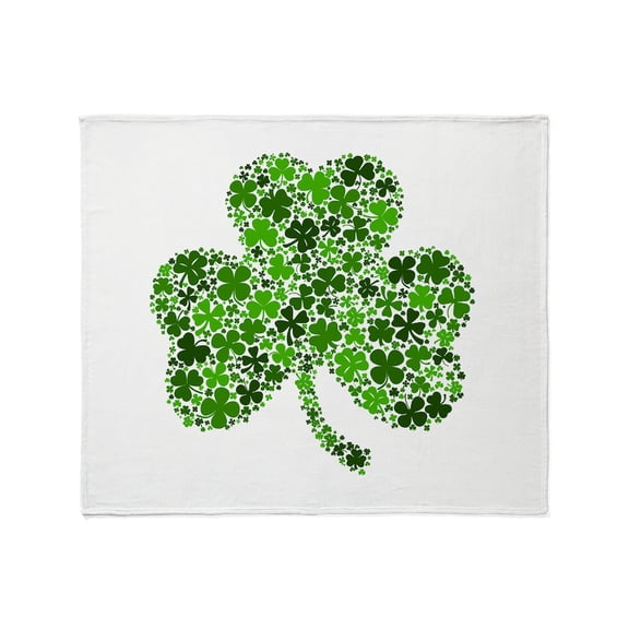 CafePress - Shamrock Of Shamrocks Throw Blanket - Soft Fleece Throw Blanket, 50"x60" for All Ages