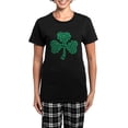 thumbnail image 1 of CafePress - Shamrock Of Shamrocks Women's Dark Pajamas - Women's Short Sleeve Print T-Shirt and Pants Dark Cotton Pajama Set, 1 of 7