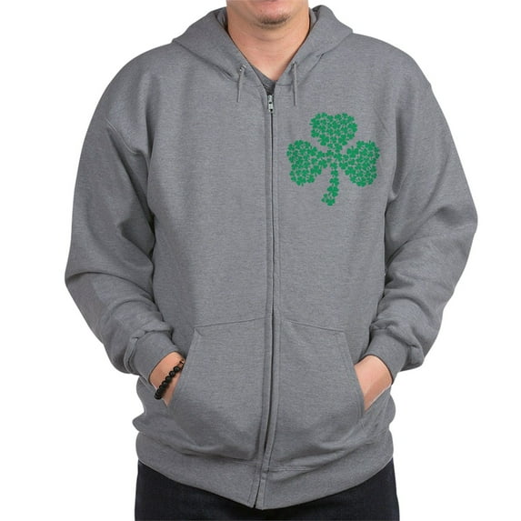 CafePress - Shamrock Of Shamrocks Zip Hoodie - Zip Hoodie, Classic Hooded Sweatshirt with Metal Zipper
