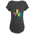 thumbnail image 1 of CafePress - Shamrock Of Ukraine Maternity Dark T Shirt - Maternity Dark T-Shirt, 1 of 3