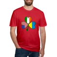 thumbnail image 1 of CafePress - Shamrock Of Ukraine Men's Fitted T Shirt (Dark) - Men's Fitted T-Shirt, 1 of 4