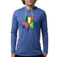 thumbnail image 1 of CafePress - Shamrock Of Ukraine - Mens Hooded Shirt, 1 of 1