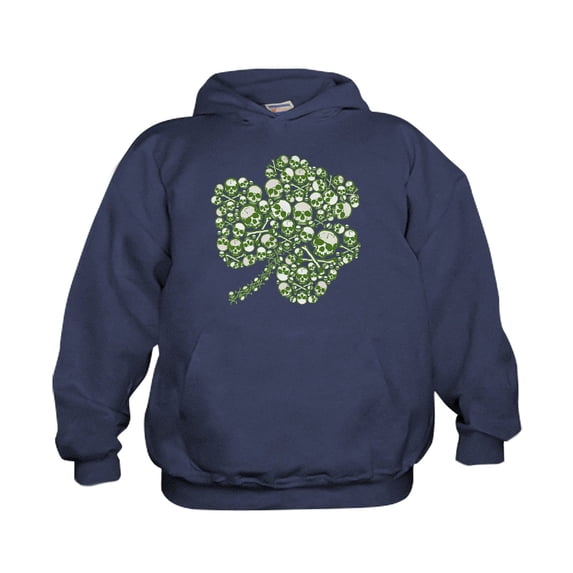 CafePress - Shamrock Skull St Patricks Day - Kids Hooded Sweatshirt, Classic Hoodie