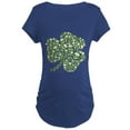 thumbnail image 1 of CafePress - Shamrock Skull St Patricks Day Maternity Dark T Sh - Maternity Dark T-Shirt, 1 of 3
