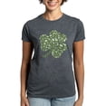 thumbnail image 1 of CafePress - Shamrock Skull St Patricks Day Women's Dark T Shir - Women's Traditional Fit Dark T-Shirt, 1 of 4