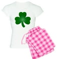 thumbnail image 1 of CafePress - Shamrock Ver5 Women's Light Pajamas - Women's Short Sleeve Print T-Shirt and Pants Light Cotton Pajama Set, 1 of 7