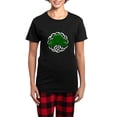 thumbnail image 1 of CafePress - Shamrock Women's Dark Pajamas - Women's Short Sleeve Print T-Shirt and Pants Dark Cotton Pajama Set, 1 of 7