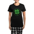 thumbnail image 1 of CafePress - Shamrock Women's Dark Pajamas - Women's Short Sleeve Print T-Shirt and Pants Dark Cotton Pajama Set, 1 of 7