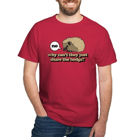 CafePress - Share The Hedge Dark T Shirt - Men's Classic Graphic Cotton T-Shirt