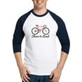 thumbnail image 1 of CafePress - Share The Road Baseball Jersey - Cotton Baseball Jersey, 3/4 Raglan Sleeve Shirt, 1 of 4