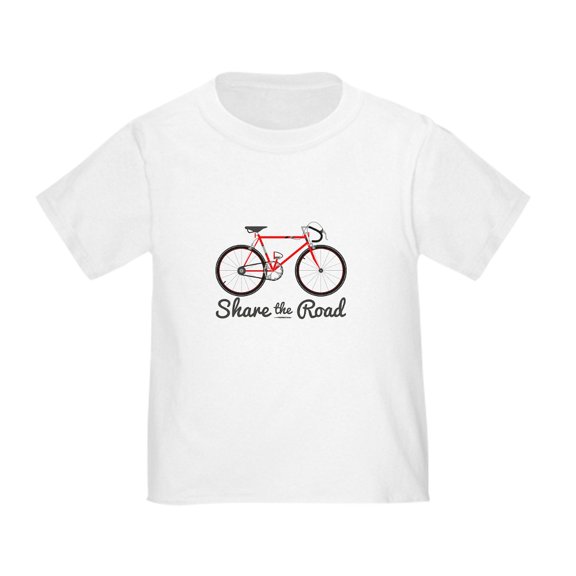 CafePress - Share The Road T Shirt - Cute Toddler T-Shirt, 100% Cotton