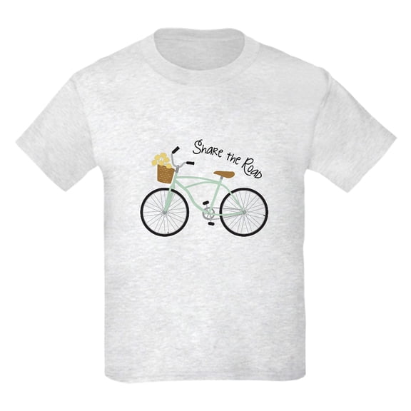CafePress - Share The Road T Shirt - Light T-Shirt Kids XS-XL
