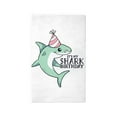 thumbnail image 1 of CafePress - Shark Birthday - 3'x5' Decorative Area Rug, Fabric Throw Rug, 1 of 5