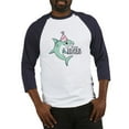 thumbnail image 1 of CafePress - Shark Birthday Baseball Jersey - Cotton Baseball Jersey, 3/4 Raglan Sleeve Shirt, 1 of 4
