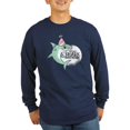 thumbnail image 1 of CafePress - Shark Birthday Long Sleeve T Shirt - Long Sleeve Dark T-Shirt, 1 of 4
