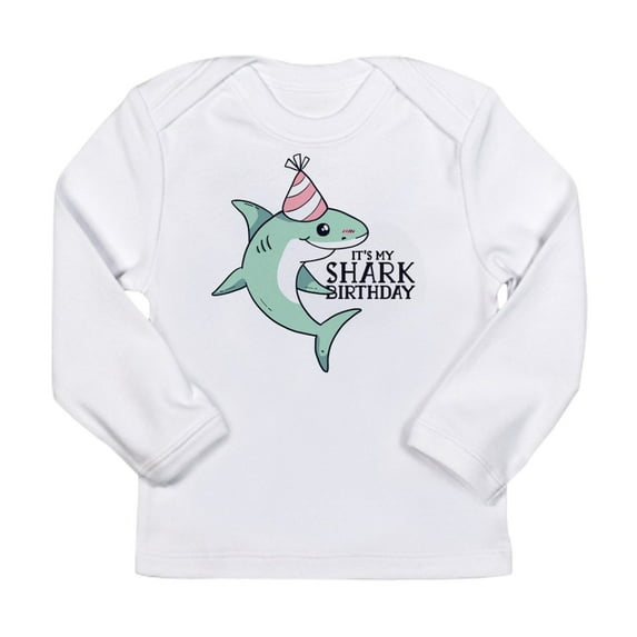CafePress - Shark Birthday Long Sleeve T Shirt - Long Sleeve Infant T-Shirt