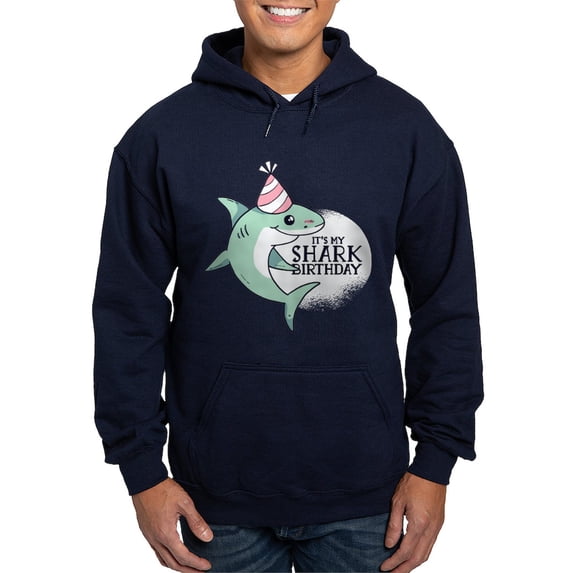 CafePress - Shark Birthday Sweatshirt - Pullover Hoodie, Classic, Comfortable Hooded Sweatshirt