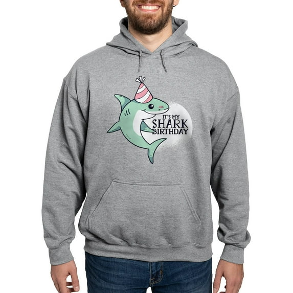 CafePress - Shark Birthday Sweatshirt - Pullover Hoodie, Hooded Sweatshirt