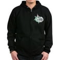 thumbnail image 1 of CafePress - Shark Birthday Sweatshirt - Zip Hoodie, Classic Hooded Sweatshirt with Metal Zipper, 1 of 4
