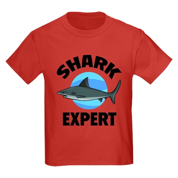 CafePress - Shark Expert Kids Dark T Shirt - Dark T-Shirt Kids XS-XL