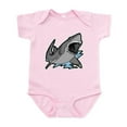 thumbnail image 1 of CafePress - Shark Great White Ocean Infant Bodysuit - Baby Light Bodysuit, Size Newborn - 24 Months, 1 of 4