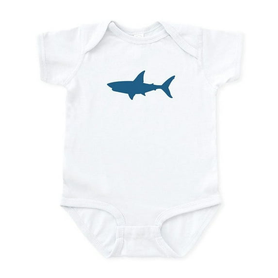 CafePress - Shark Infant Bodysuit - Baby Light Bodysuit, Size Newborn - 24 Months