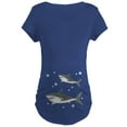 thumbnail image 1 of CafePress - Shark Maternity Dark T Shirt - Maternity Dark T-Shirt, 1 of 3