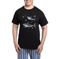 thumbnail image 1 of CafePress - Shark Men's Dark Pajamas - Men's Dark Loose Fit Cotton Pajama Set, 1 of 7