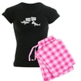 thumbnail image 1 of CafePress - Shark Talk Women's Dark Pajamas - Women's Short Sleeve Print T-Shirt and Pants Dark Cotton Pajama Set, 1 of 7