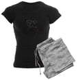 thumbnail image 1 of CafePress - Shark Tattoo Design Pajamas - Women's Short Sleeve Print T-Shirt and Pants Dark Cotton Pajama Set, 1 of 7