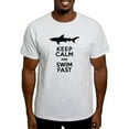 thumbnail image 1 of CafePress - Sharks! Keep Calm And Swim Fast T Shirt - Men's Classic Graphic T-Shirt, 1 of 4