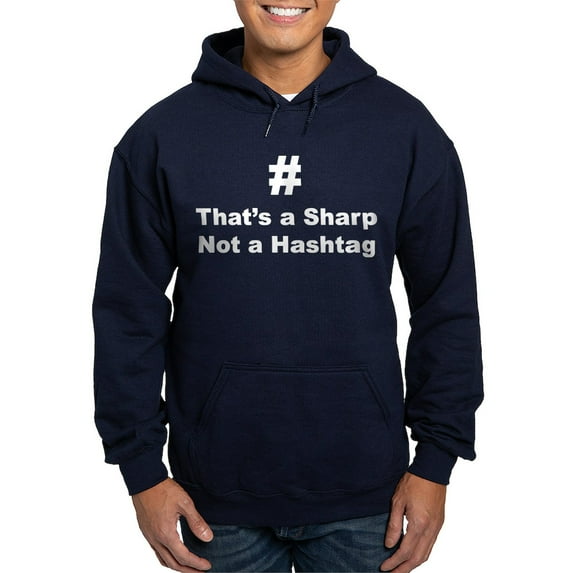 CafePress - Sharp Not Hashtag Hoodie - Pullover Hoodie, Classic, Comfortable Hooded Sweatshirt