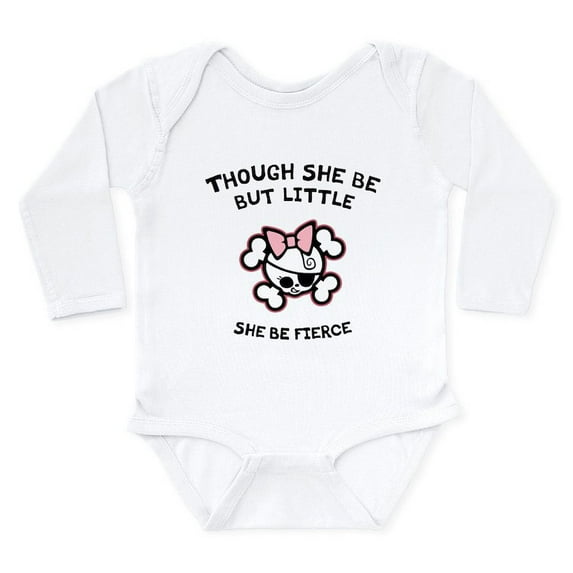 CafePress - She Be Fierce Body Suit - Long Sleeve Cotton Baby Bodysuit