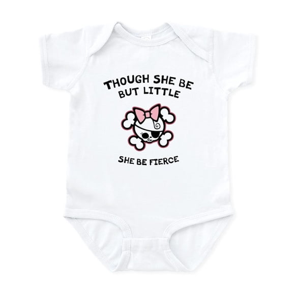 CafePress - She Be Fierce Infant Bodysuit - Baby Light Bodysuit, Size Newborn - 24 Months