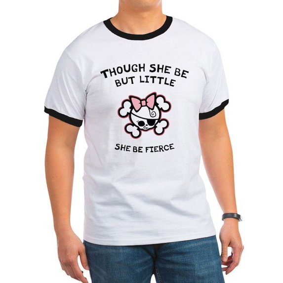 CafePress - She Be Fierce Ringer T - 100% Cotton Ringed T-Shirt
