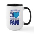 thumbnail image 1 of CafePress - She Calls Me PAPA - 15 oz Ceramic Large White Novelty Mug, 1 of 4