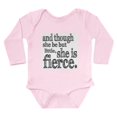 thumbnail image 1 of CafePress - She Is Fierce Shakespeare Long Sleeve Infant Bodys - Long Sleeve Cotton Baby Bodysuit, 1 of 4